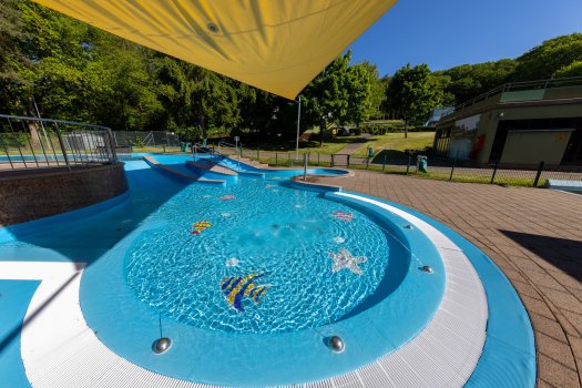 Das Kleinkindbecken im Waldschwimmbad