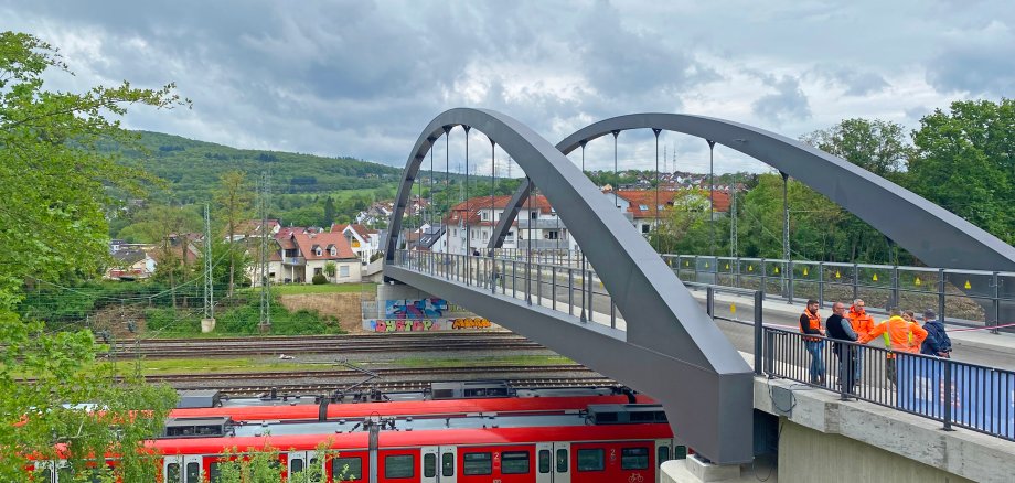 Blick auf die neue Brücke